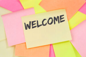 Welcome new employee colleague